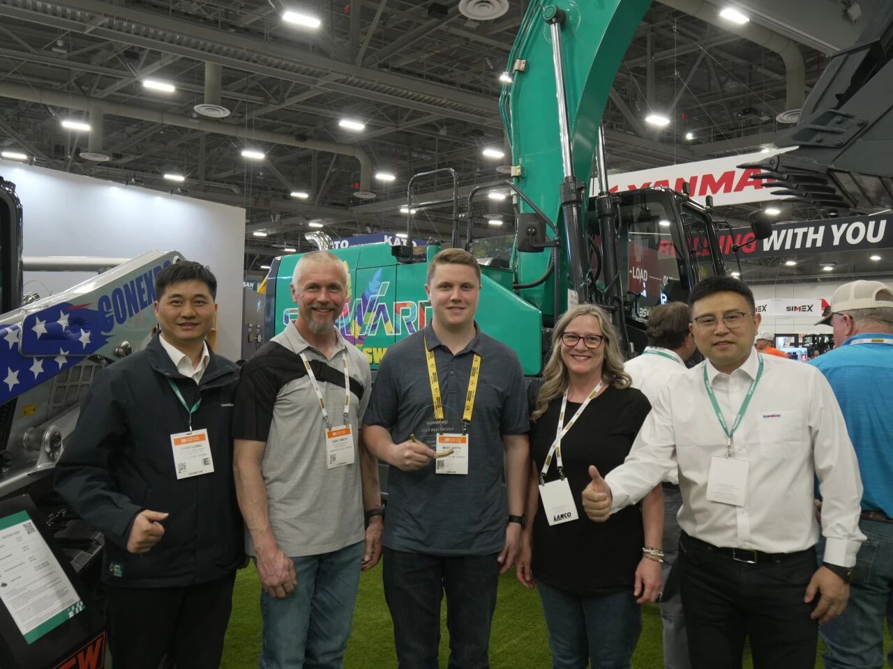 山河智能闪耀2026美国拉展,新品首发引关注