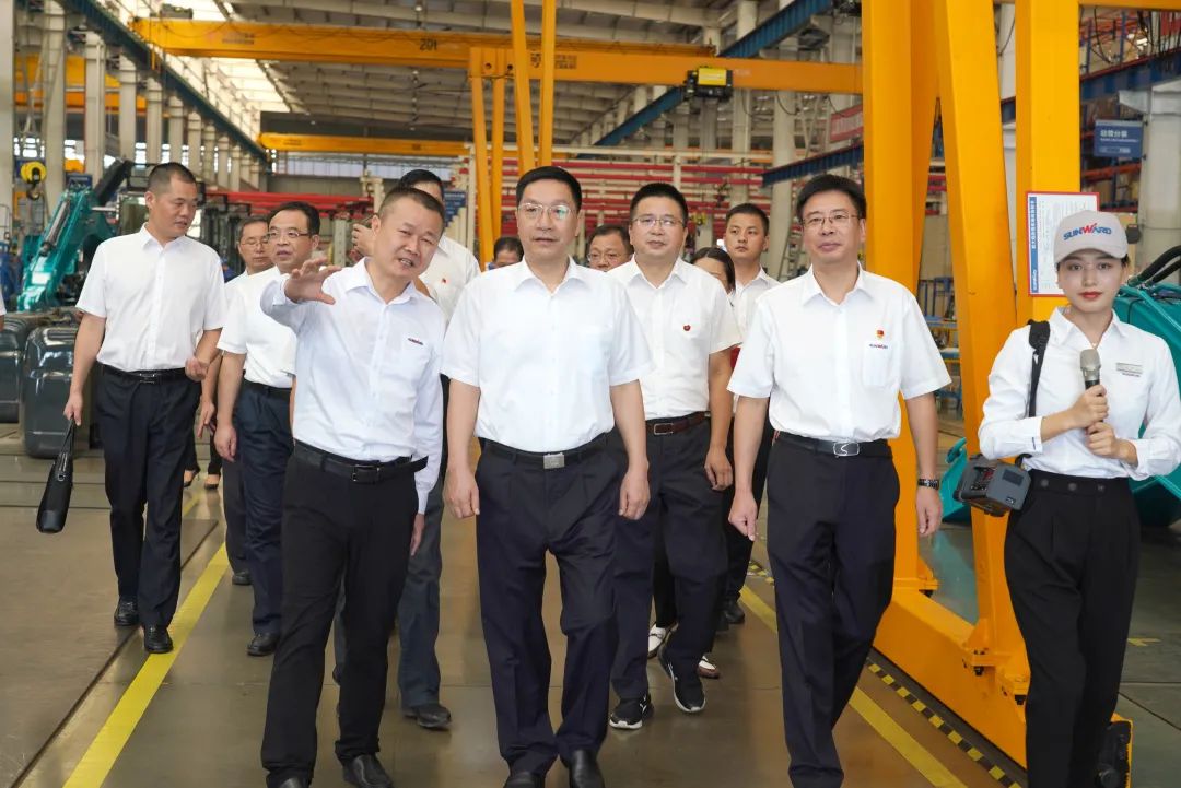 湖南省委常委、省纪委书记、省监委代理主任王双全调研山河智能